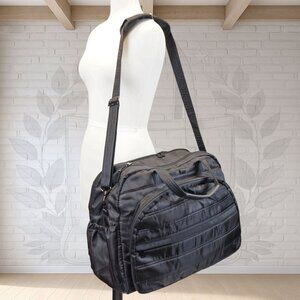 ❤️ Lug Steamboat Black Overnight Weekender Travel Duffel